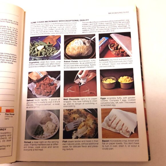 Preowned General Electric Microwave Guide and Cookbook by General Electric - Picture 6 of 7